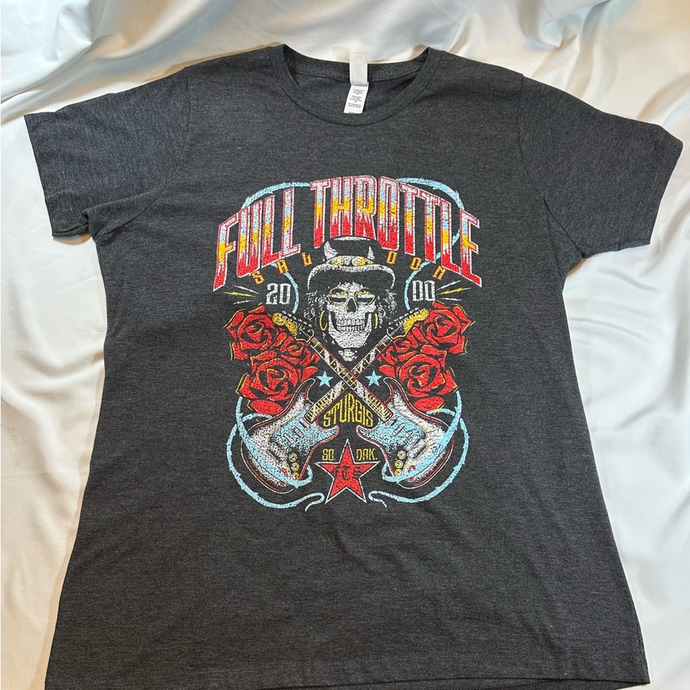 Y2K Sturgis Full Throttle Saloon women’s Tee XXL